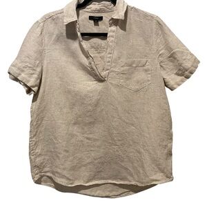 J.CREW Linen 100% top Size S